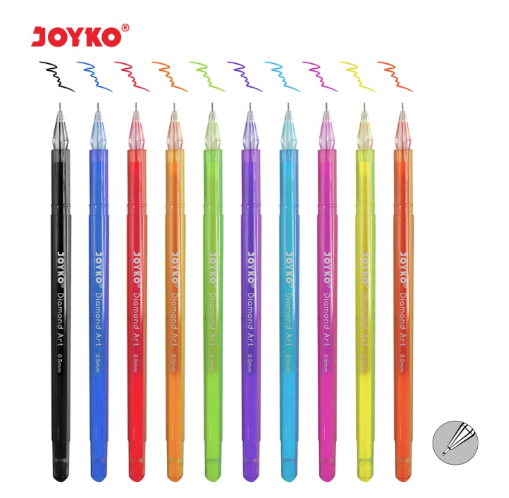 color-gel-pen-pena-jel-warna-joyko-gpc-310s-diamond-art-10-warna-05mm
