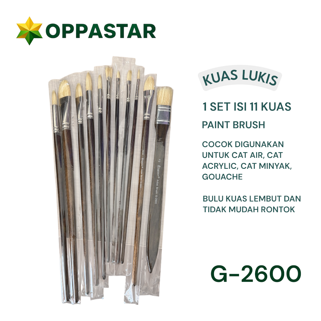 kuas-lukis-set-paint-brush-set-11-giorgione-wooden-pole-round-fan-filbert-g-2600