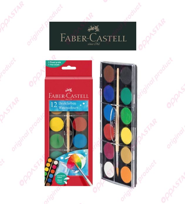 cat-air-faber-castell-watercolours-deckfarben-set-12-125011