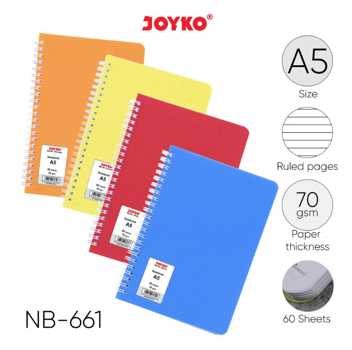 ruled-notebook-diary-agenda-buku-catatan-bergaris-joyko-nb-661-60-hal