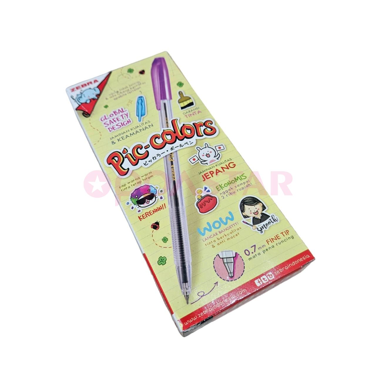 gelpen-07-zebra-pic-colors-pack-12pc