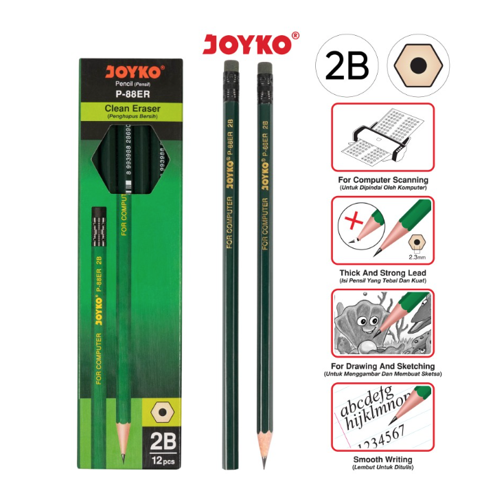 pencil-pensil-2b-joyko-p-88er-ktk