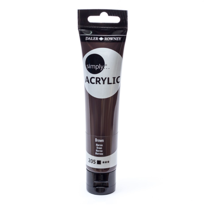 cat-lukis-akrilik-simply-acrylic-paint-75-ml-brown-205