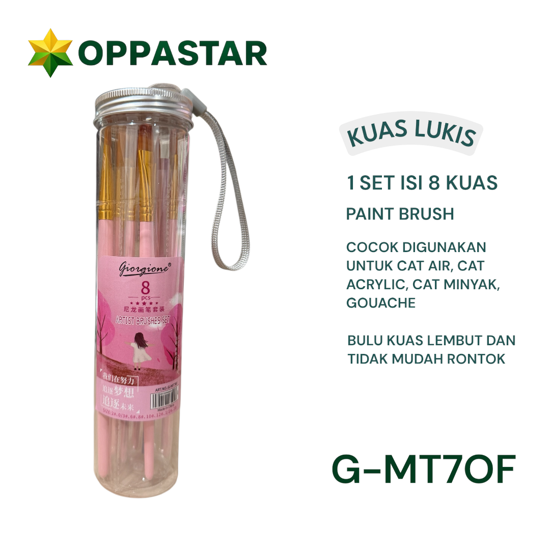 kuas-lukis-set-paint-brush-set-8-giorgione-mt70f-pink-tube