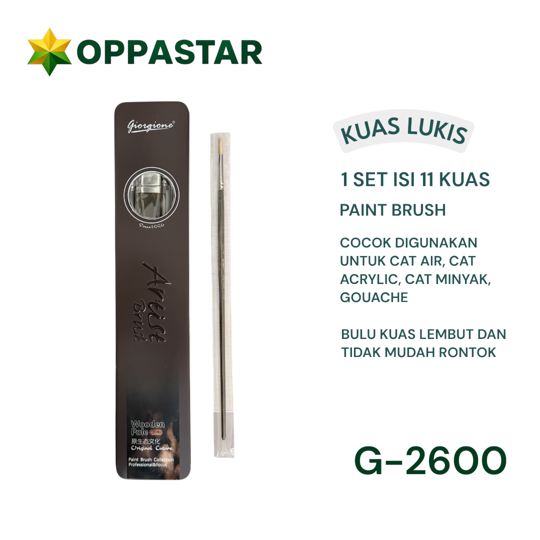 kuas-lukis-set-paint-brush-set-11-giorgione-wooden-pole-round-fan-filbert-g-2600