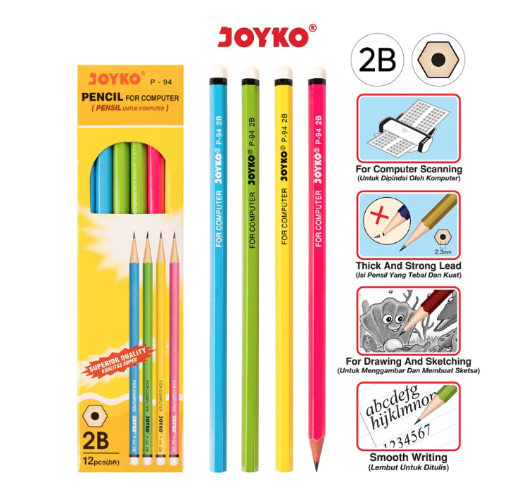 pencil-pensil-2b-joyko-p-94-ktk