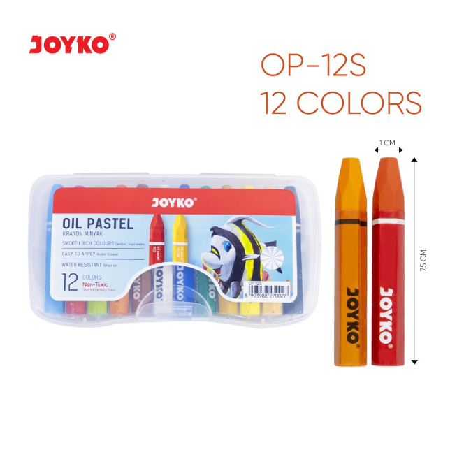 crayon-oil-pastel-joyko-op-12s-12-warna-set