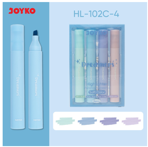 highlighter-joyko-pastel-hl-102-set