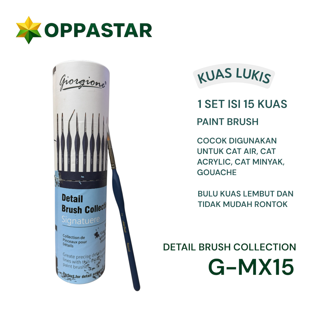 kuas-lukis-set-paint-brush-set-15-giorgione-detail-brush-collection-mx-15-blue-tube