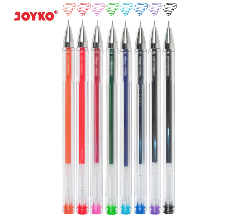 color-gel-pen-joyko-gpc-325-028-mm-8-warna-set