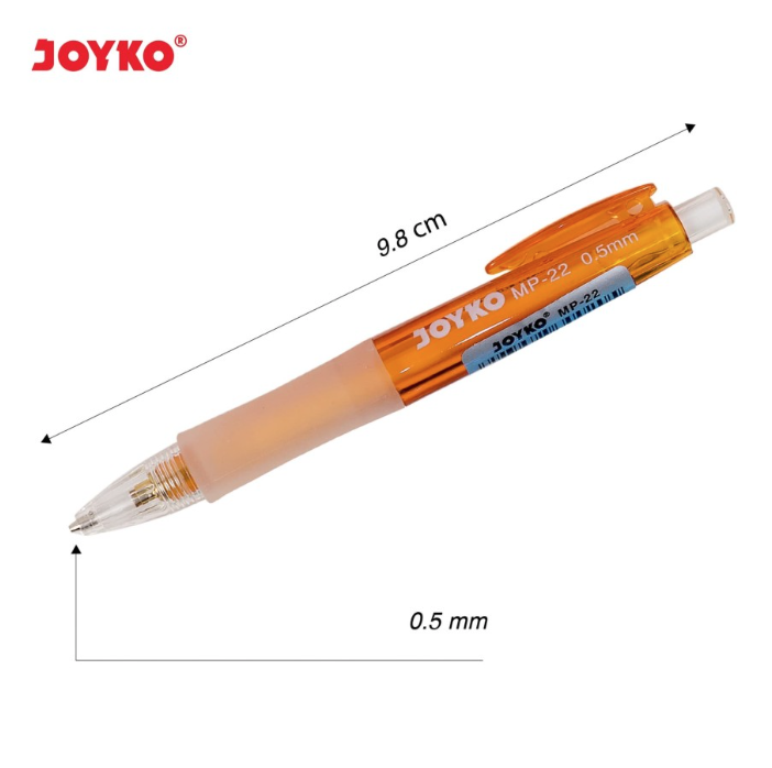 mechanical-pencil-pensil-mekanik-joyko-mp-22-05-mm
