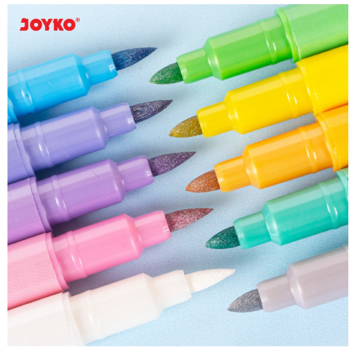 color-brush-pen-joyko-clp-061-metallic-dual-tip