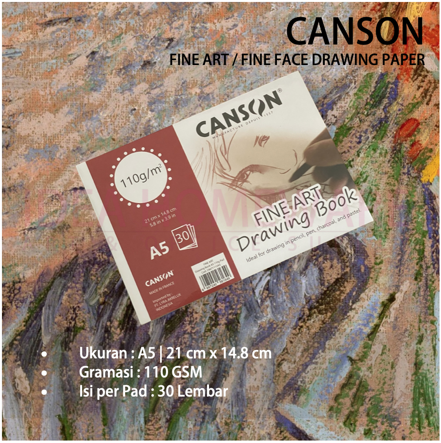 kertas-sketsa-canson-fine-art-fine-face-110-gsm-isi-30-lembar-pad