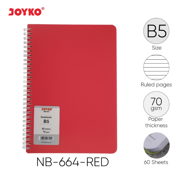 ruled-notebook-diary-agenda-buku-catatan-bergaris-joyko-nb-664-60-hal
