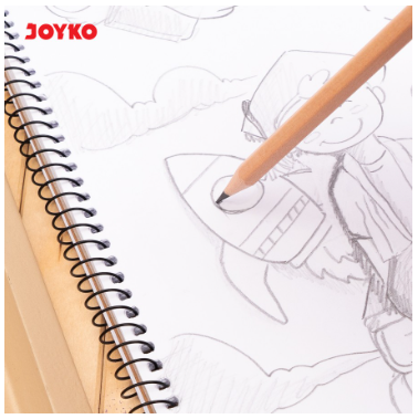 pencil-pensil-2b-joyko-p-8142-natural-wood-ktk