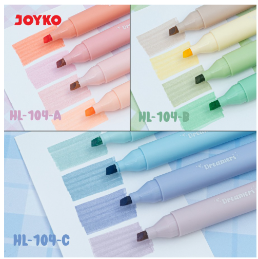 highlighter-joyko-pastel-hl-102-set