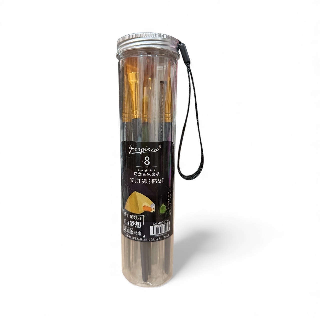 kuas-lukis-set-paint-brush-set-8-giorgione-mt70h-black-tube