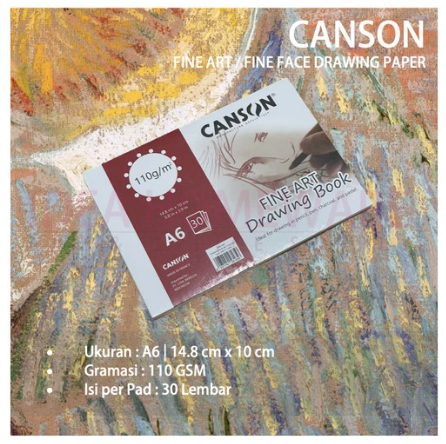 kertas-sketsa-canson-fine-art-fine-face-110-gsm-isi-30-lembar-pad