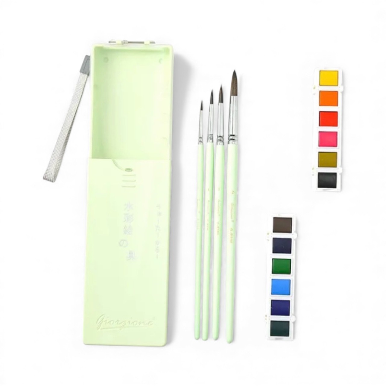 cat-air-lukis-watercolor-pocket-set-12-warna-4-kuas-giorgione-green-g-mk007-4c