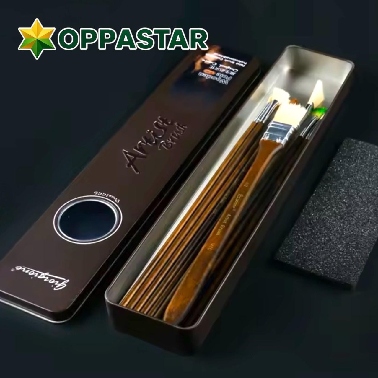 kuas-lukis-set-paint-brush-set-10-giorgione-wooden-pole-v10-filbert-round-angle-flat-comb