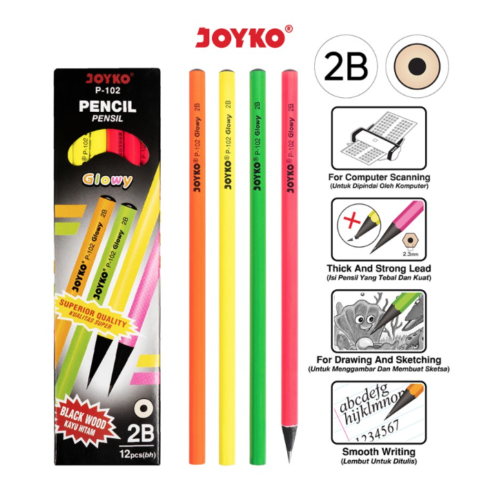 pencil-pensil-2b-joyko-p-102-ktk