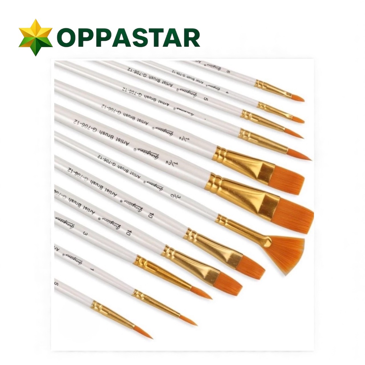 kuas-lukis-set-paint-brush-set-12-pcs-giorgione-round-flat-filbert-fan-brush-red-706-12