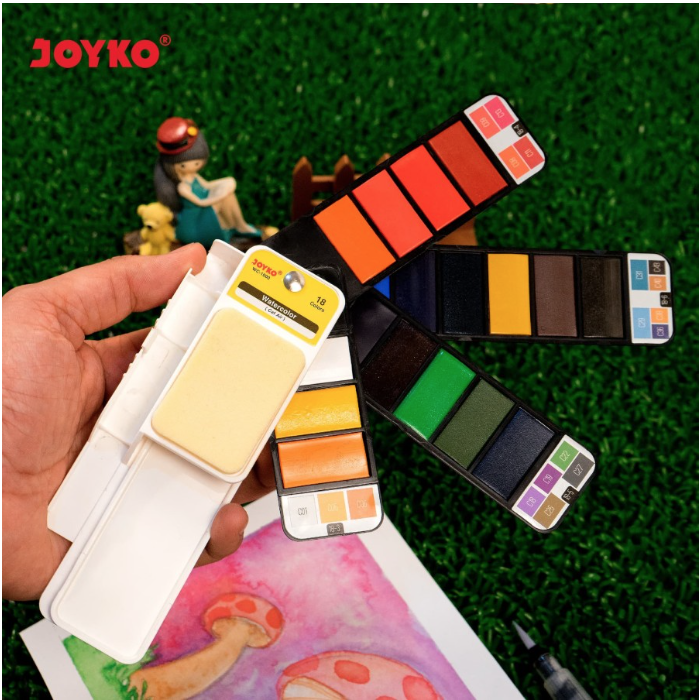 joyko-watercolour-wc-1000-18-warna-pen-brush-pocket-travel