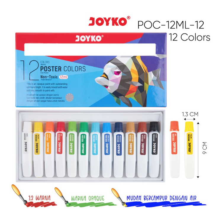 poster-paint-cat-poster-joyko-poc-12ml-12c-12-warna-set