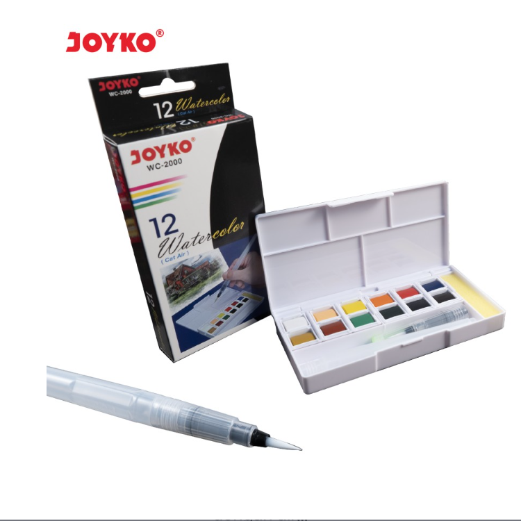 watercolor-paint-cat-air-joyko-wc-2000-12-warna-set