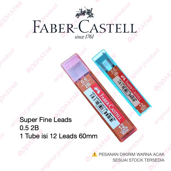 faber-castell-super-fine-lead-05-2b-12pc-tube-126512