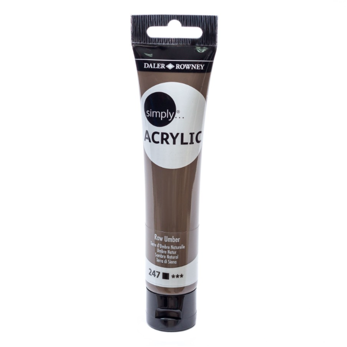 cat-lukis-akrilik-simply-acrylic-paint-75-ml-raw-umber-247