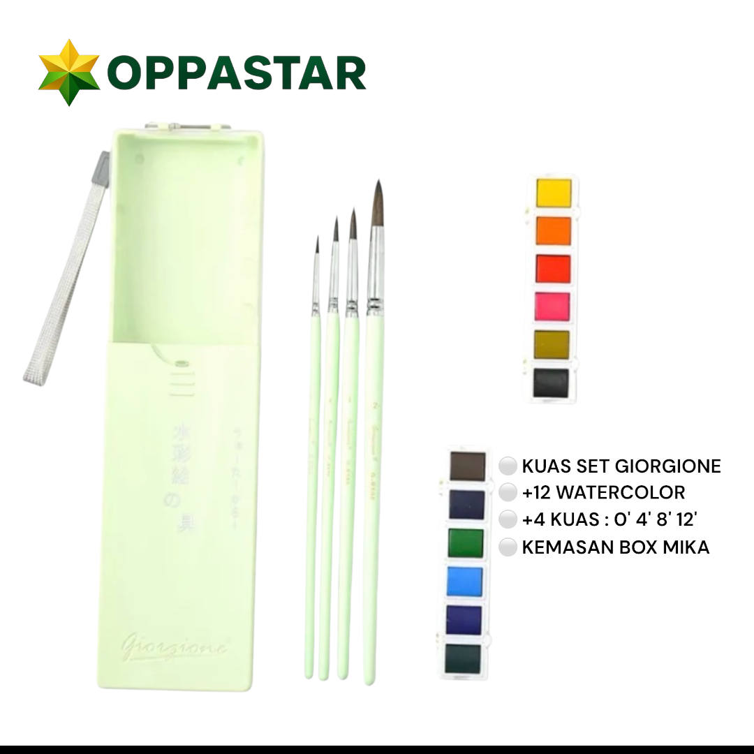 cat-air-lukis-watercolor-pocket-set-12-warna-4-kuas-giorgione-green-g-mk007-4c