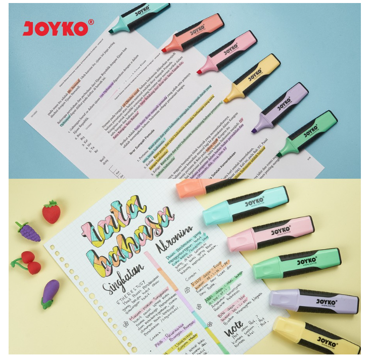 highlighter-penanda-berwarna-joyko-hl-70-pastel-color-1-set-6-pcs
