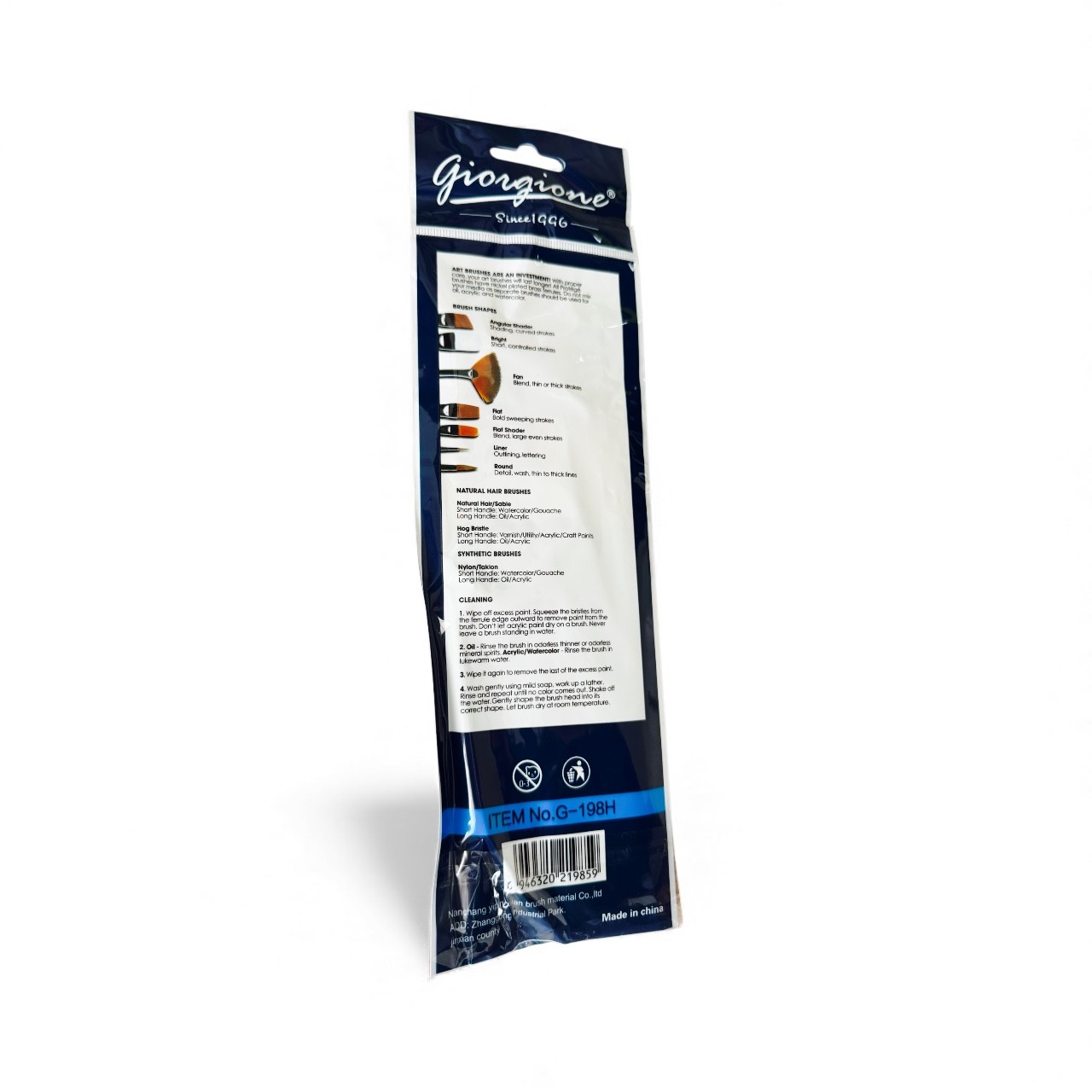 kuas-lukis-set-paint-brush-set-10-pcs-giorgione-round-filbert-fan-angle-brush-blue-g-198h