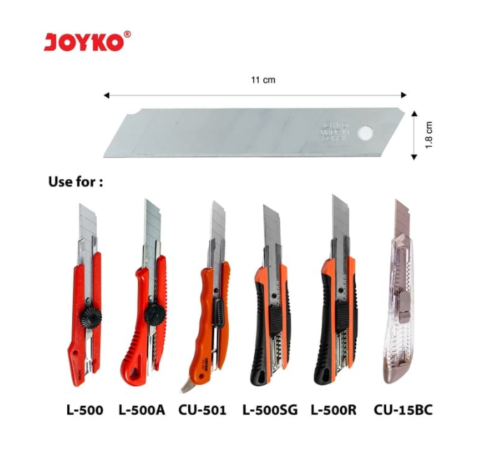 cutter-blade-refill-isi-pisau-pemotong-joyko-l-150-tube-5pc