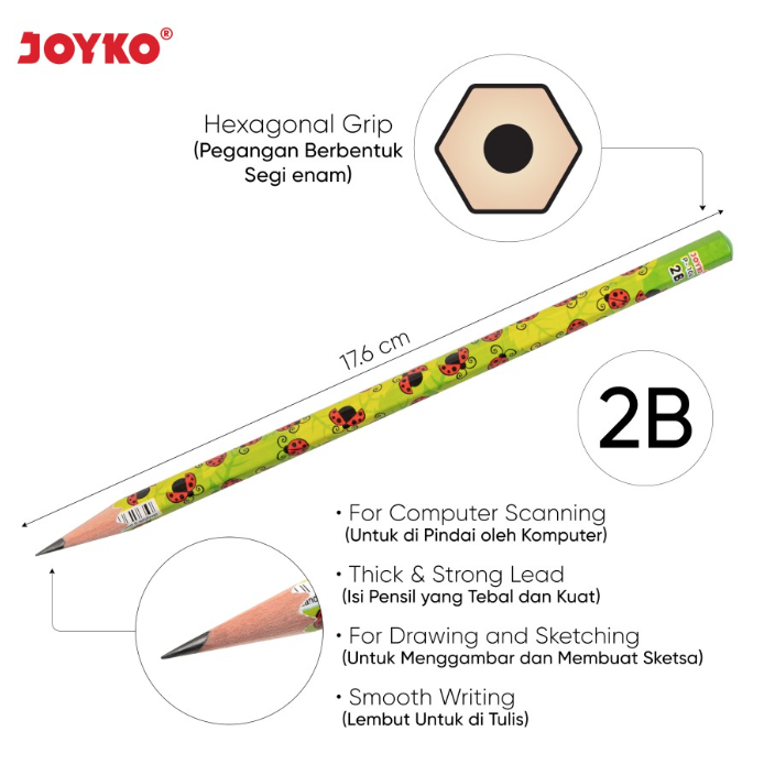 pencil-pensil-2b-joyko-p-106-ktk