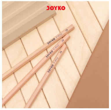 pencil-pensil-2b-joyko-p-8142-natural-wood-ktk