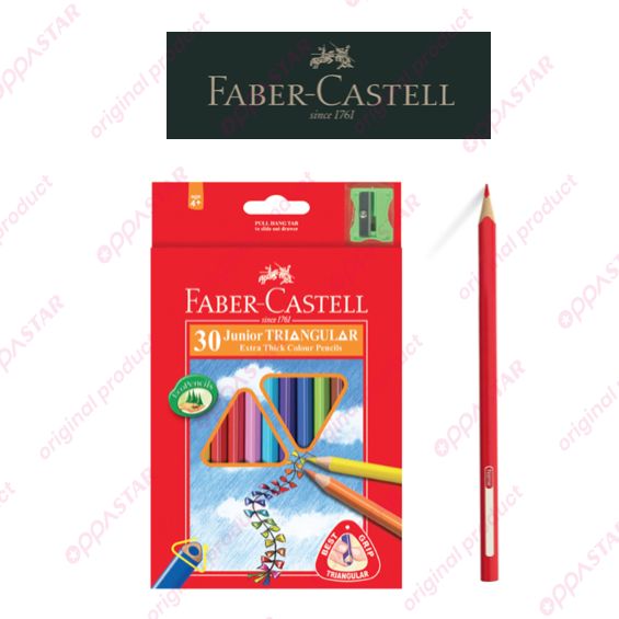 pensil-warna-segitiga-faber-castell-junior-triangular-set-10-20-30