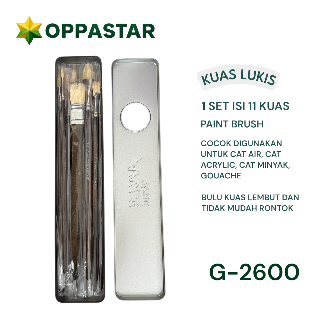 kuas-lukis-set-paint-brush-set-11-giorgione-wooden-pole-round-fan-filbert-g-2600