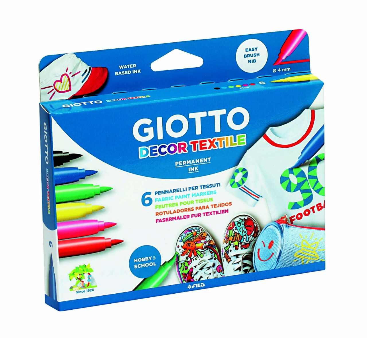 giotto-marker-textile-spidol-kain-permanen-6-warna-set