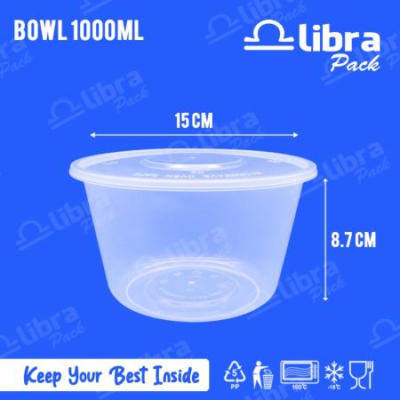 thinwall-mangkok-makan-plastik-bowl-1000ml-300-pcs-food-container